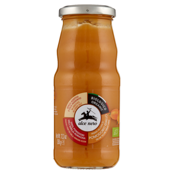 alce nero Passata Vellutata di Pomodoro Giallo 350 g