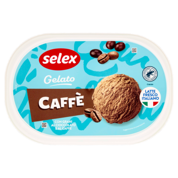 Selex Gelato al Caffè con Grani al Cioccolato e al Caffè 500 g