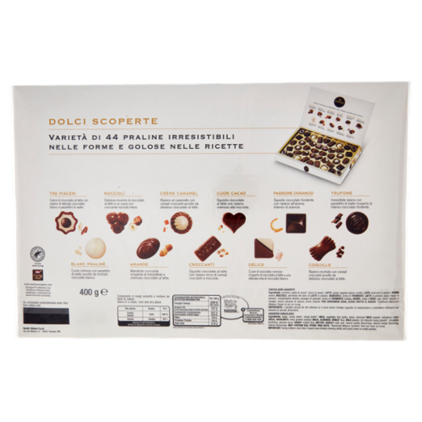 PERUGINA Dolci Scoperte Cioccolatini Assortiti scatola regalo 400 g