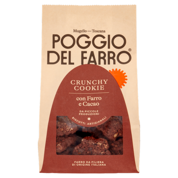 Poggio del Farro Crunchy Cookie con Farro e Cacao 200 g