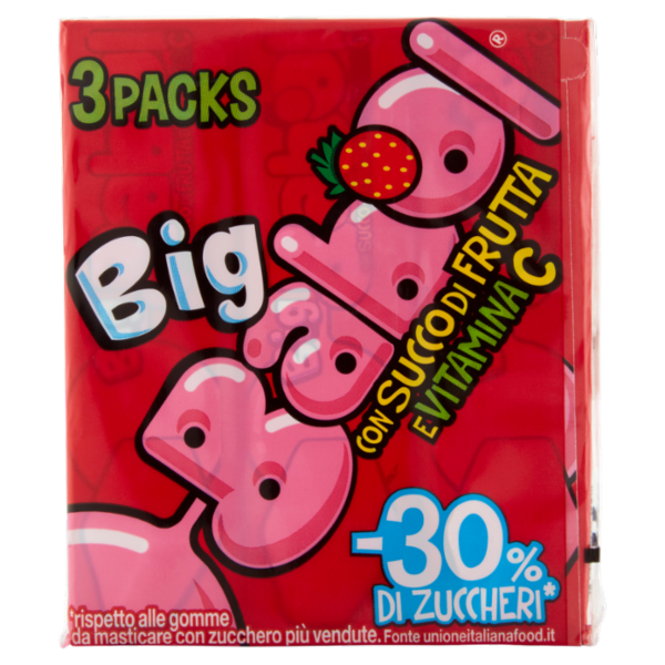 Big Babol -30% di Zuccheri* 114 g
