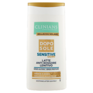 Clinians Bellezza Solare Doposole Sensitive Care Latte Anti Rossore Lenitivo 200 ML