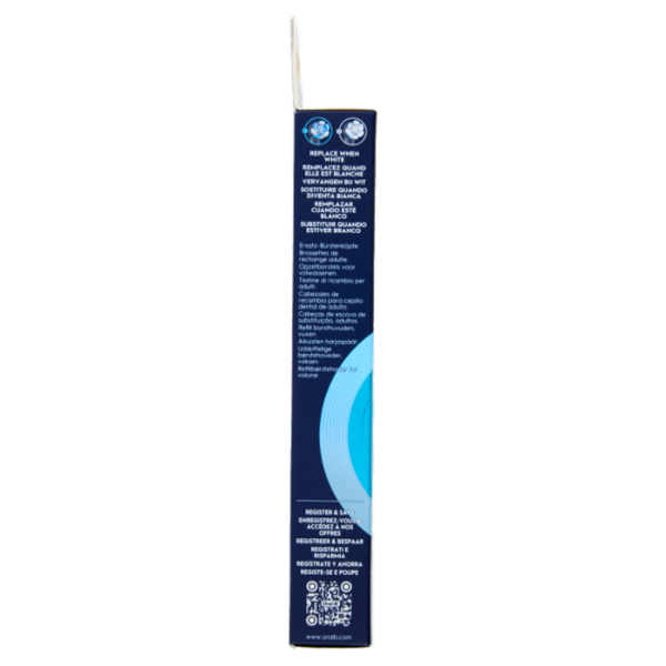 Oral-B iO Testine Ricambio Ultimate Clean Blu Spazzolino Elettrico Denti Ricaricabile, 3 Refills
