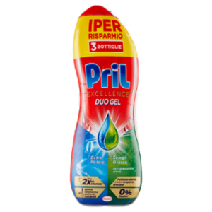 PRIL Excellence Duo Gel Sciogli Grasso 3x600ml