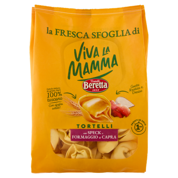 Viva la Mamma la Fresca Sfoglia di Tortelli con Speck e Formaggio di Capra 250 g