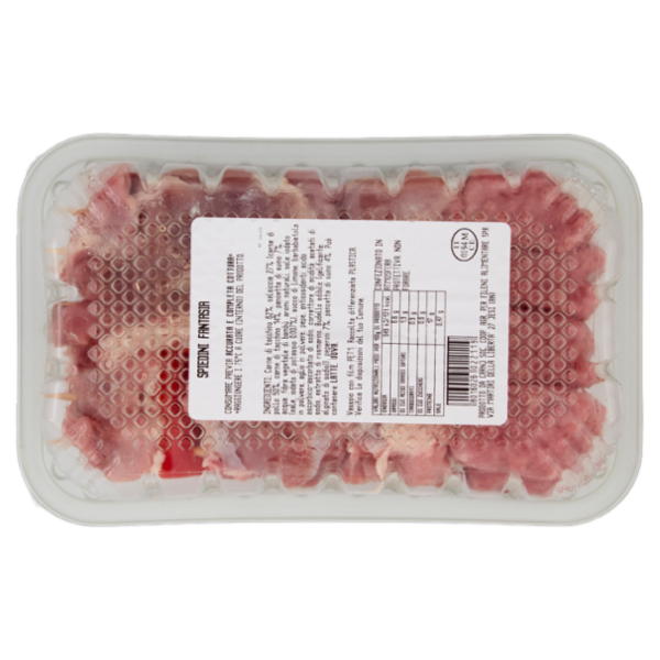 Fileni Spiedini Fantasia con Tacchino, Pollo e Suino 0,500 kg