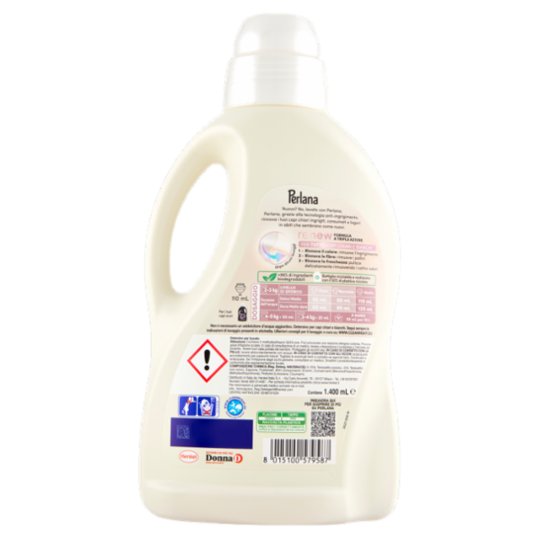 PERLANA Detersivo per Chiari e Bianchi 28 Lavaggi 1.400 mL