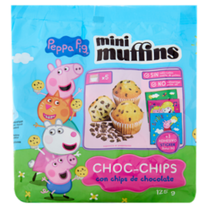 Mini Muffins Choc-Chips Peppa Pig 125 g