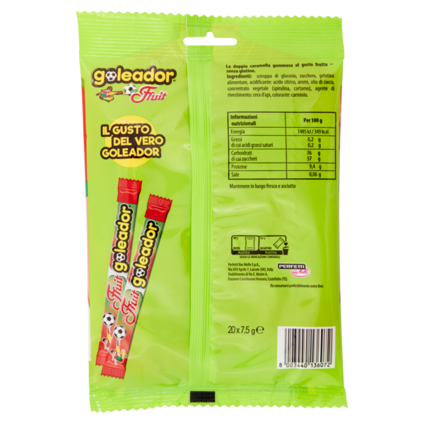 goleador Gusto Fruit 20 x 7,5 g