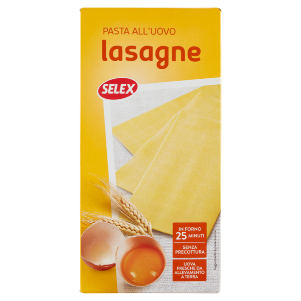 Selex Pasta all'Uovo Lasagne 500 g