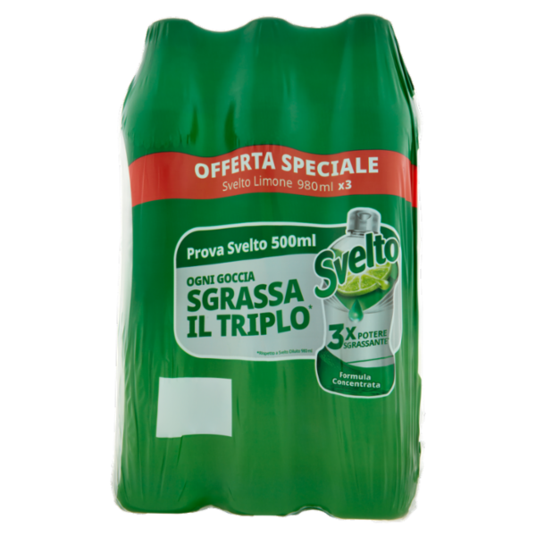 Svelto Limone 3 x 980 ml
