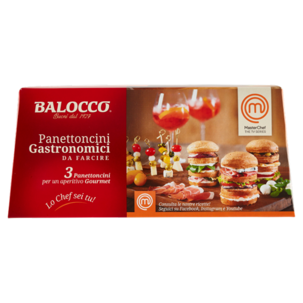Balocco Panettoncini Gastronomici da Farcire Masterchef 3 x 80 g