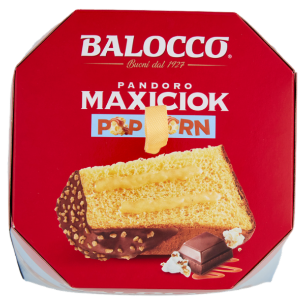 Balocco Pandoro Maxiciok Pop Corn 800 g