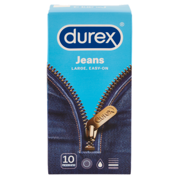 Durex Preservativi Jeans, 10 Profilattici