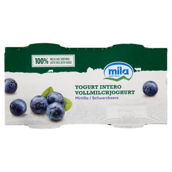 mila Yogurt Intero Mirtillo 2 x 125 g
