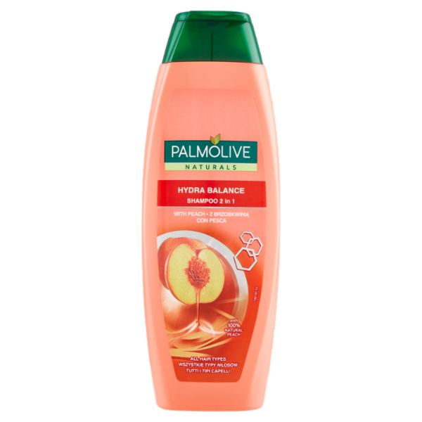 Palmolive shampoo Naturals Hydra Balance 2in1 con pesca 350 ml