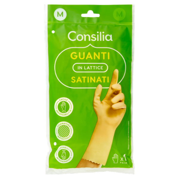 Consilia Guanti Satinati Misura Media (7-7,5)