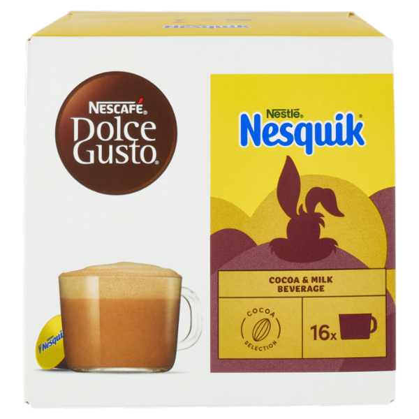 NESCAFÉ DOLCE GUSTO Nesquik Bevanda al gusto di cioccolato 16 capsule 256 g