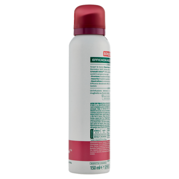 Borotalco Profumo di Talco e Fiori Rosa Soft Deo Spray 150 ml