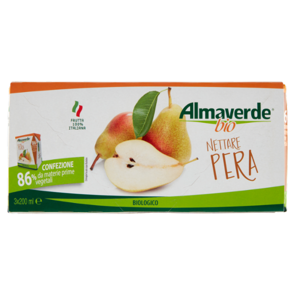Almaverde bio Nettare Pera 3 x 200 ml