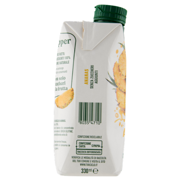 Zuegg Skipper Ananas Senza zuccheri aggiunti 330 ml