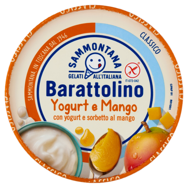 Sammontana Barattolino Classico Yogurt e Mango 500 g