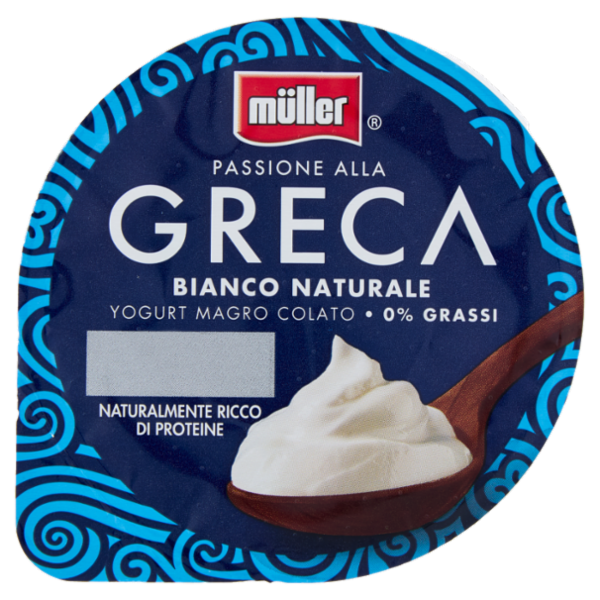 müller Passione alla Greca Bianco Naturale Yogurt Magro Colato 150 g