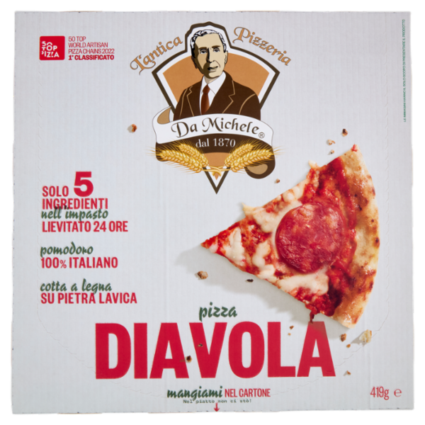 L'antica Pizzeria Da Michele pizza Diavola 419 g