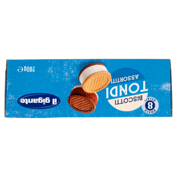 IL GIGANTE Biscotti Tondi Assortiti 8 x 35 g