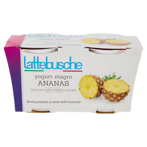 lattebusche yogurt magro Ananas 2 x 125 g