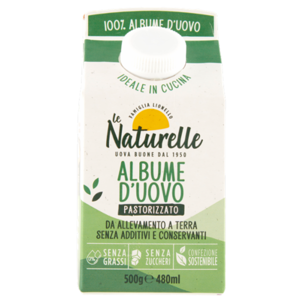 le Naturelle Albume d'Uovo Pastorizzato 500 g