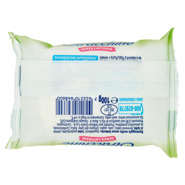 Fattorie Osella lo Stracchino formaggio molle Senza Lattosio - 100 g