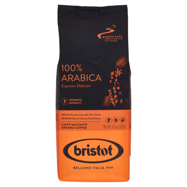 bristot 100% Arabica Caffè Macinato 250 g