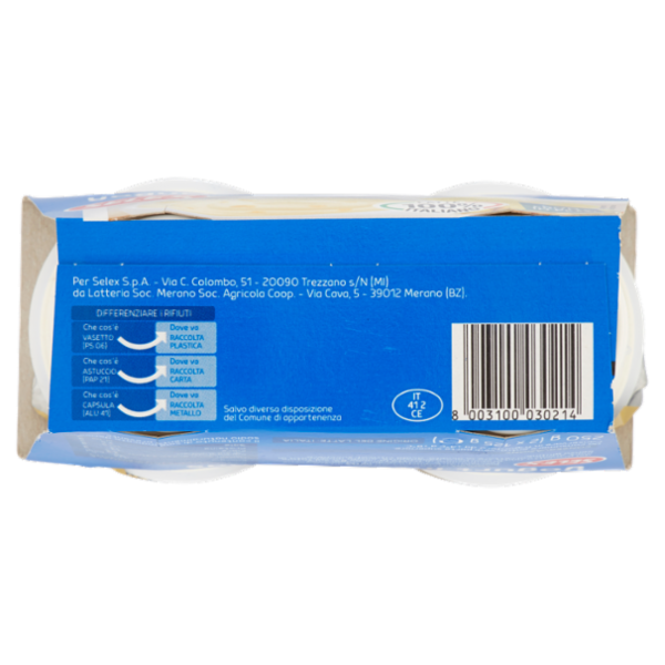 Selex Yogurt Intero Ananas con Frutta in Pezzi 2x125 g