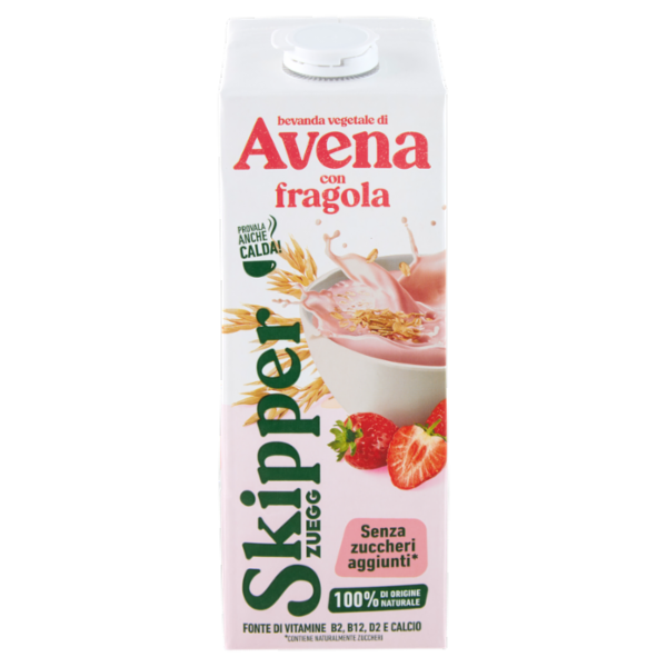 Zuegg Skipper bevanda vegetale di Avena con fragola 1000 ml