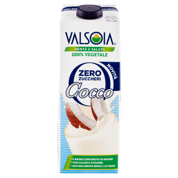 Valsoia Bontà e Salute bevanda di Cocco Zero Zuccheri 1000 ml