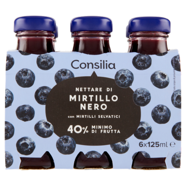 Consilia Nettare di Mirtillo Nero 6x125 ml