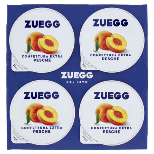 Zuegg Confettura Extra Pesche 4 x 25 g