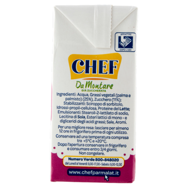 Chef da Montare Già Zuccherata 200 ml