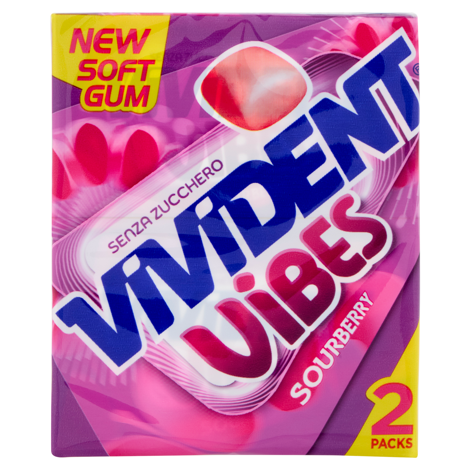 Vivident Vibes Sourberry 2 x 23 g - Vivident