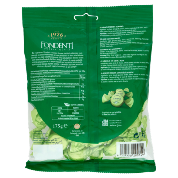 Dal 1926 Perugia Fondenti Doppia Menta 175 g