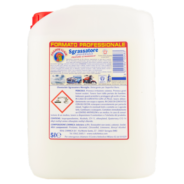 Chanteclair Sgrassatore Universale Profumo di Marsiglia Tanica 5 l
