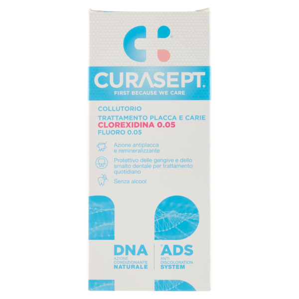 Curasept Collutorio Trattamento Placca e Carie Clorexidina 0.005 200 ml