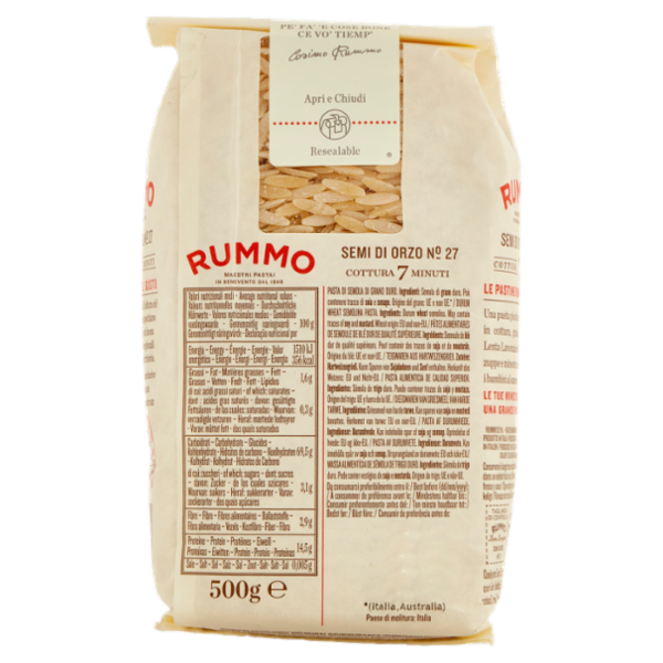 Rummo Semi di Orzo N° 27 500 g