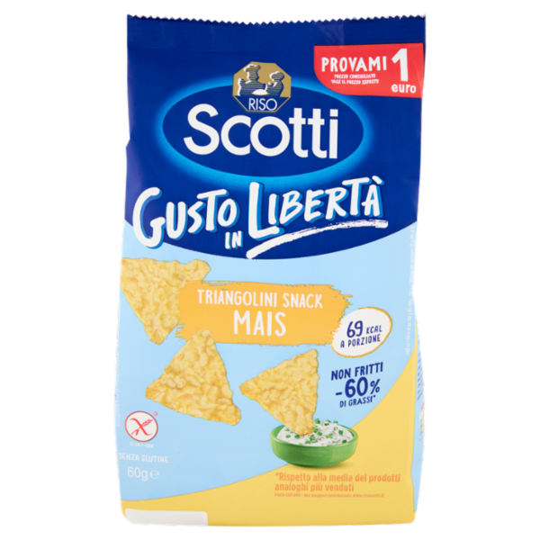 Riso Scotti Triangolini Snack Mais 60 g