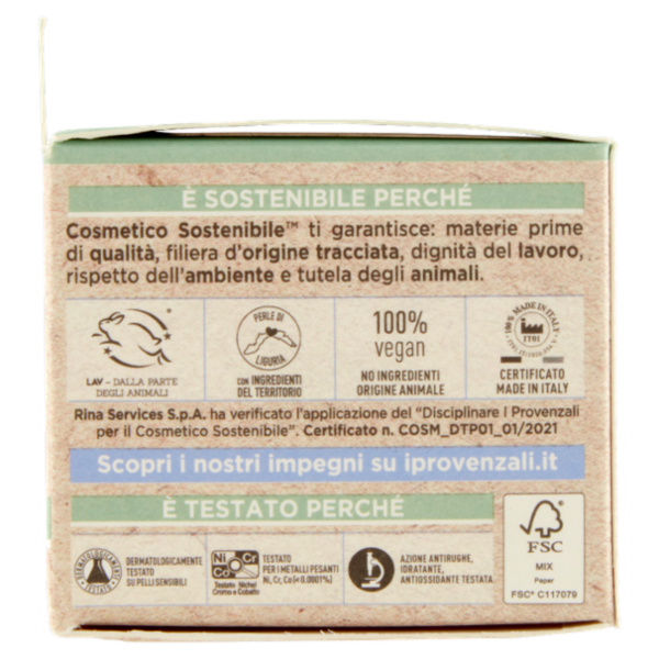 I Provenzali Bio Crema Attiva Biologica Lavanda Ligure 50 mL