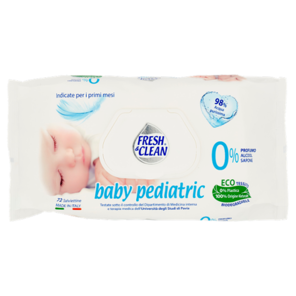 Fresh & Clean baby pediatric Salviettine 72 pz