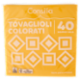 Consilia Tovaglioli 2 Veli 38x38 cm Giallo 40 pezzi