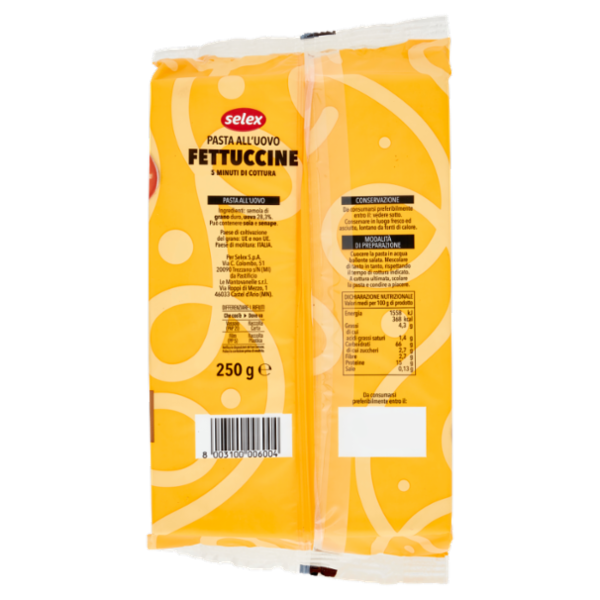 Selex Pasta all'Uovo Fettuccine 250 g