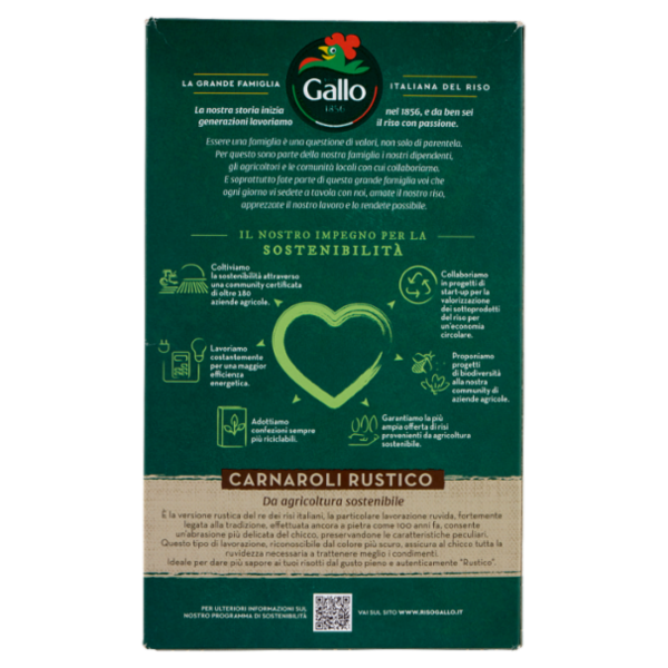 Riso Gallo Carnaroli Rustico 850 g